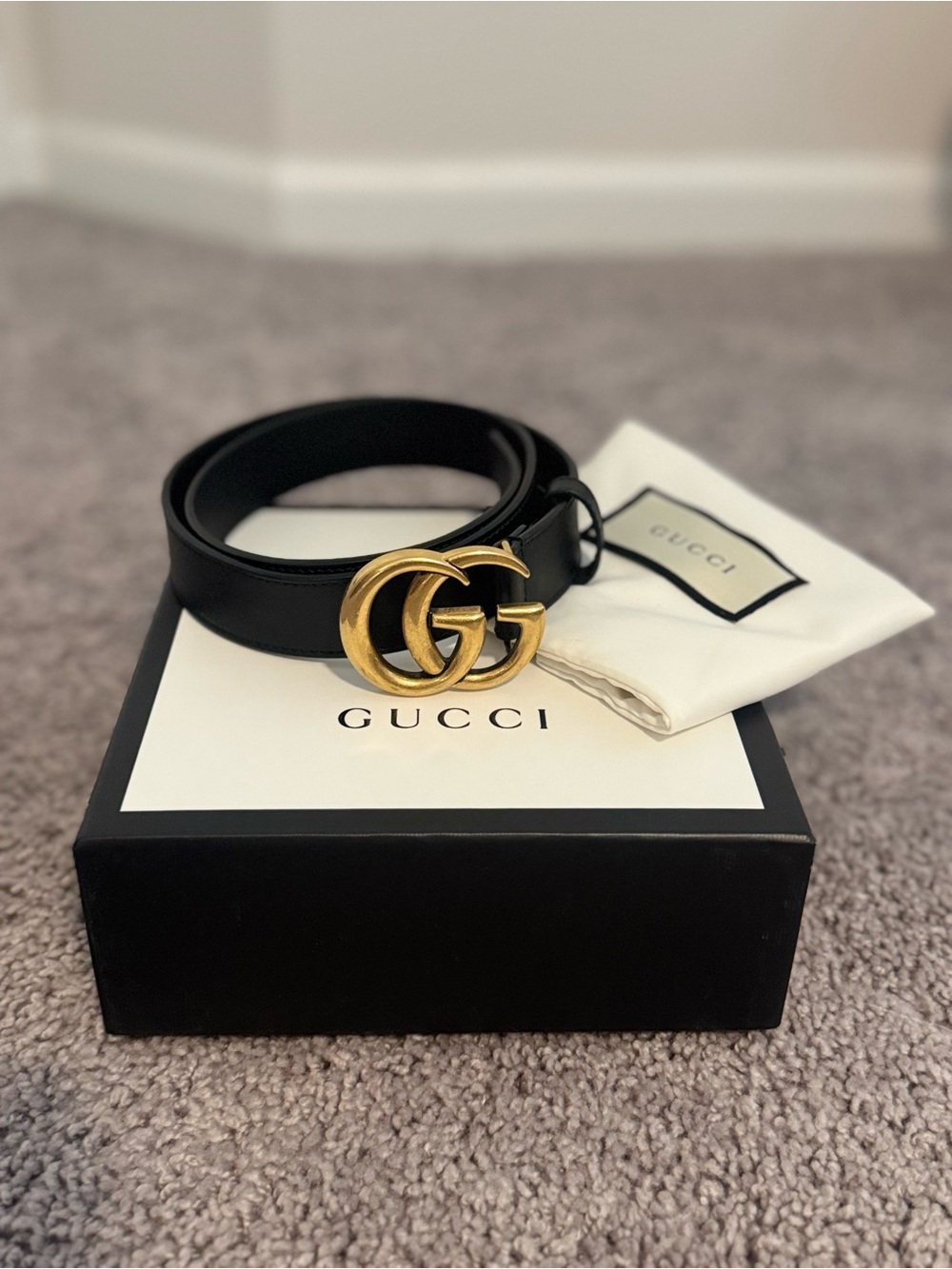 Gucci Marmont Belt 80/32